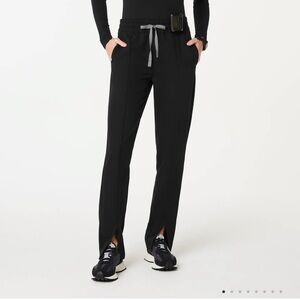 Figs Racing Black Lira Split Hem - Scrub Pants. Size XL.